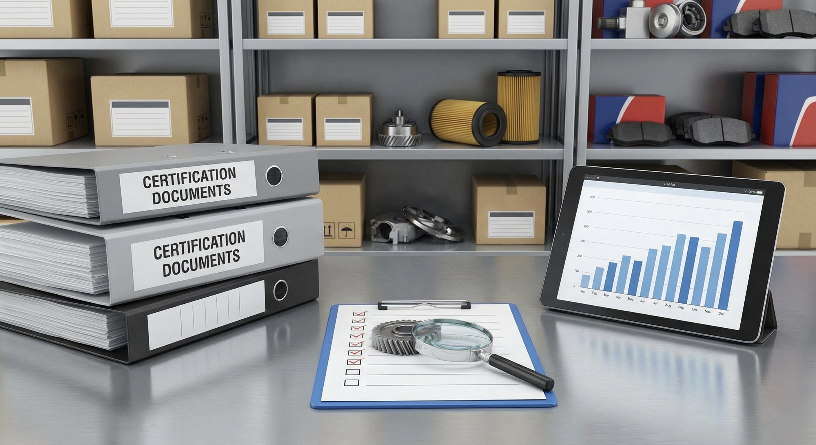 Assessing the Availability of Trade Certifications Among Auto Part Suppliers